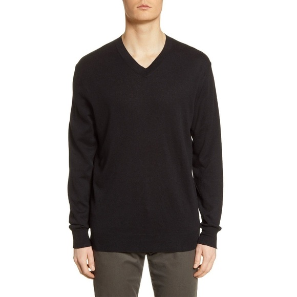 BLDWN Leo Linen V-Neck Pullover - Picture 1 of 8